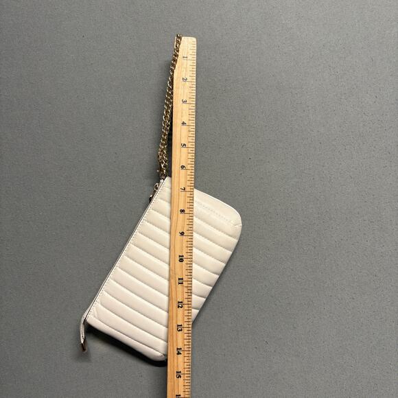 Coach Nolita 19 With Chain With Linear Quilting Chalk‎ White - Picture 16 of 16